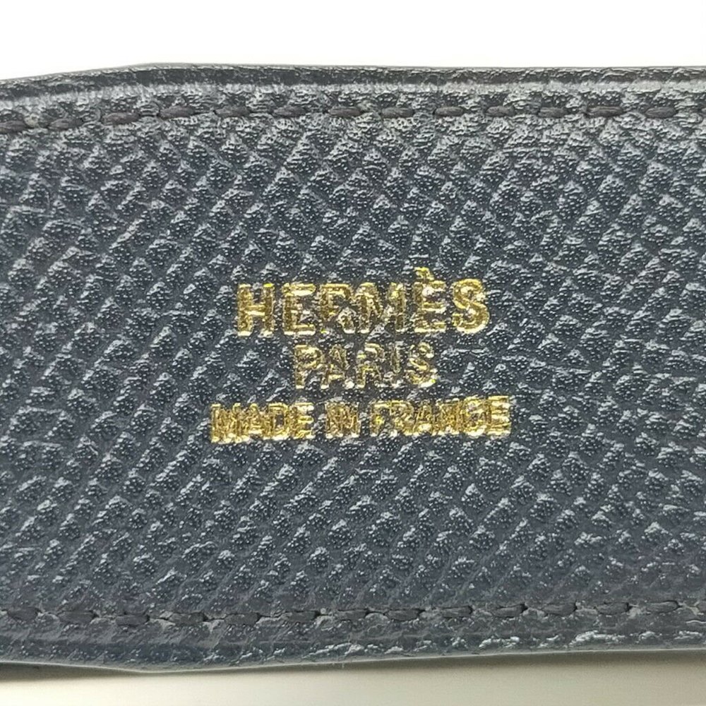 Authentic Hermes H Gold Buckle Reversible Belt - Picture 8 of 10